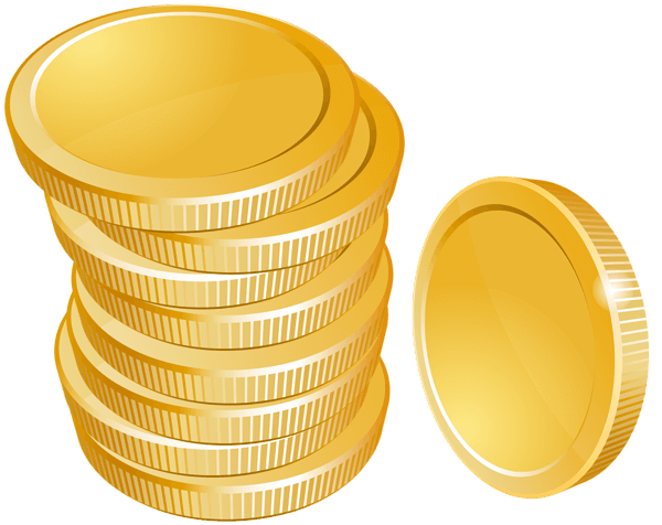Stack of gold coins — transparent advisory pricing